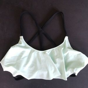 Mint Strappy Back Bikini Top